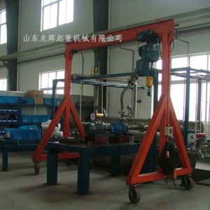 MS��-��(ji��n)�������T��ʽ���ؙC(j��) MS type simple hand push gantry crane