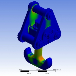 ���ؙC(j��)���^�M����Ԫ����  finite element analysis of crane hook group